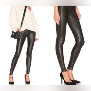 SPANX Faux leather leggings size medium